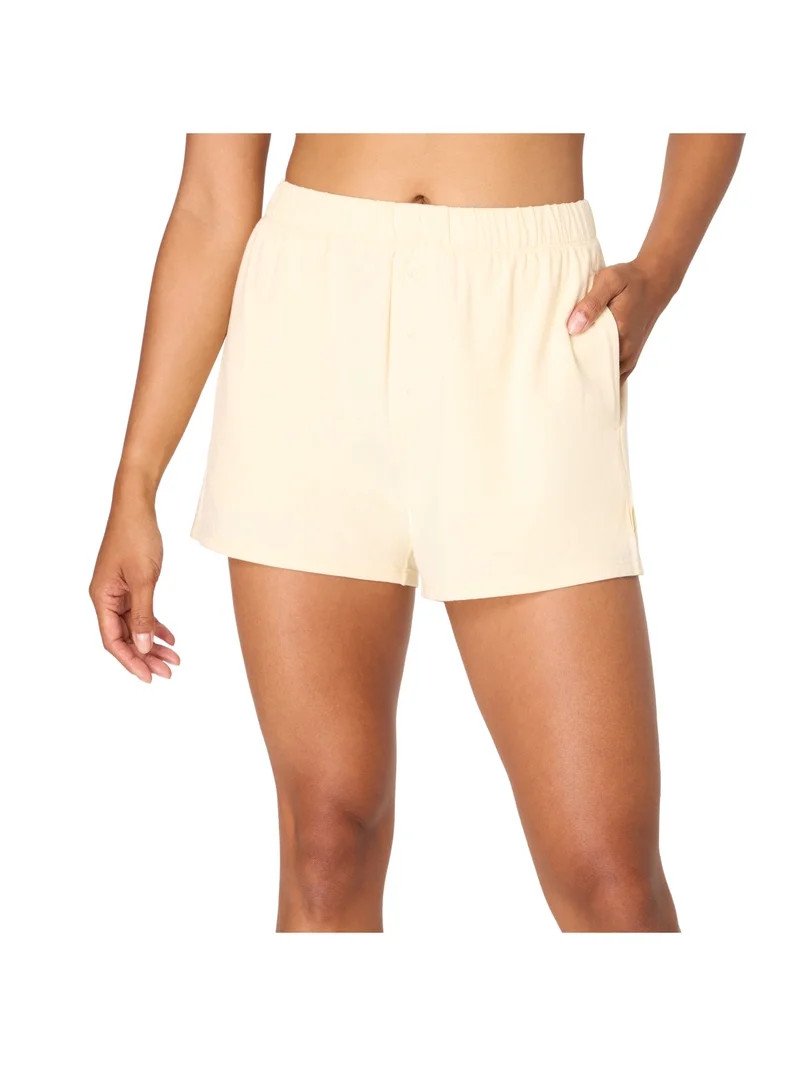 Hanes Originals Women's SuperSoft Comfywear Jersey Sleep Shorts, Sizes S to 2X | Walmart (US)