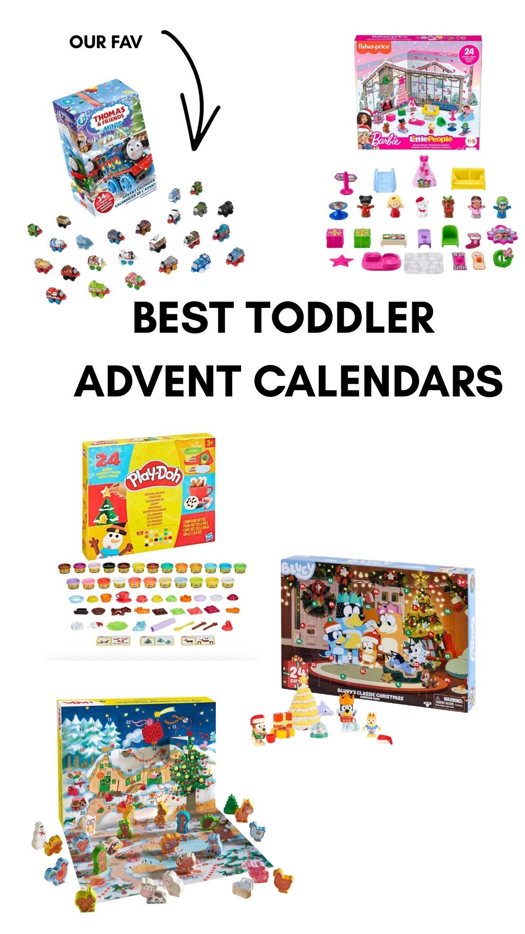 These are the best toddler advent calendars for the holiday season! There’s nothing better than opening up a little goodie every day. 

#LTKKids #LTKHoliday #LTKGiftGuide