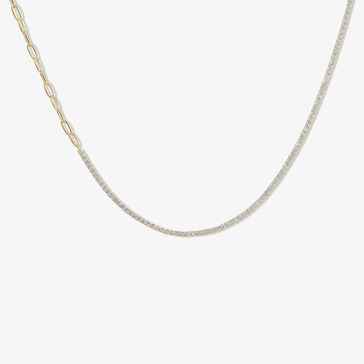 Nigel tennis necklace | Adornmonde