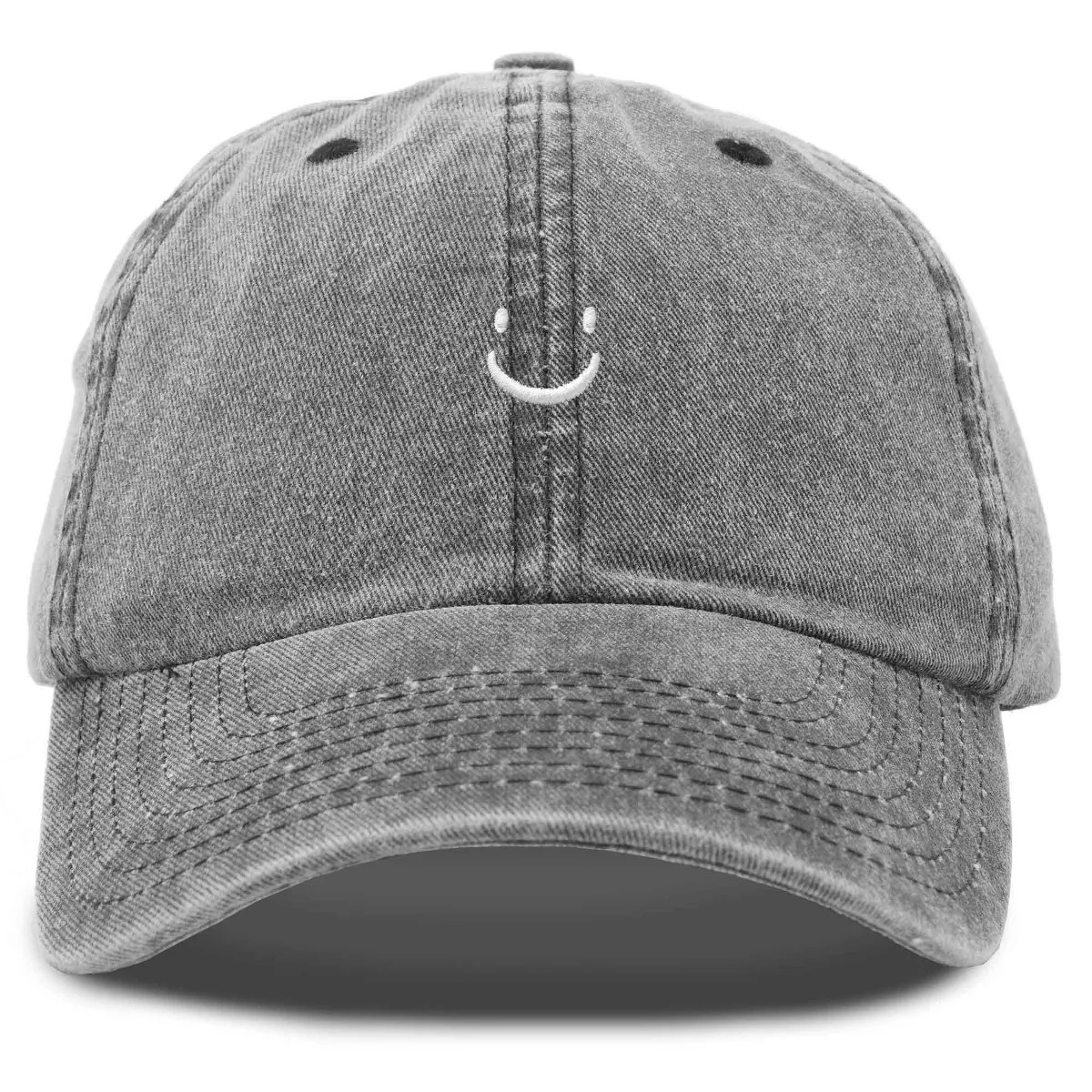 Dalix Lil Smile Face Cap in Washed Black | Target