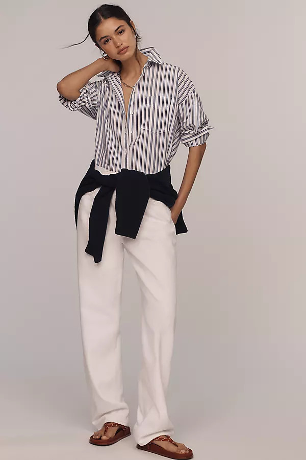 Kelly High-Rise Straight-Leg Jeans | Anthropologie (US)