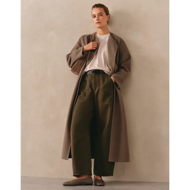 Utility Barrel Leg Trousers | The White Company UK & ROW