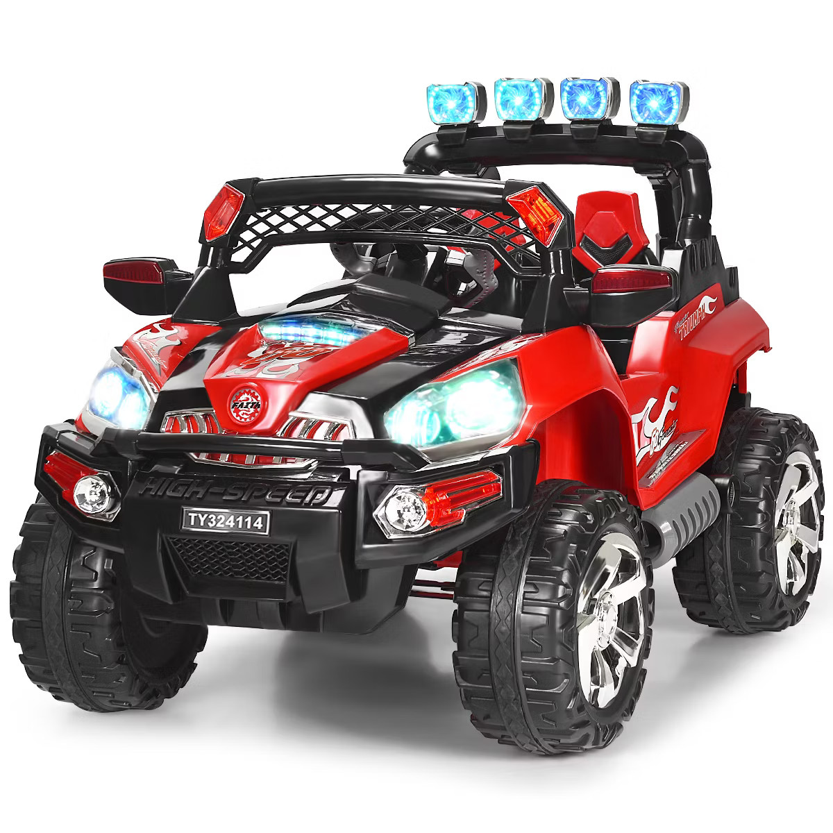Costway 12V Kids Ride On Truck Car SUV MP3 RC Remote Control with LED Lights Music | Target