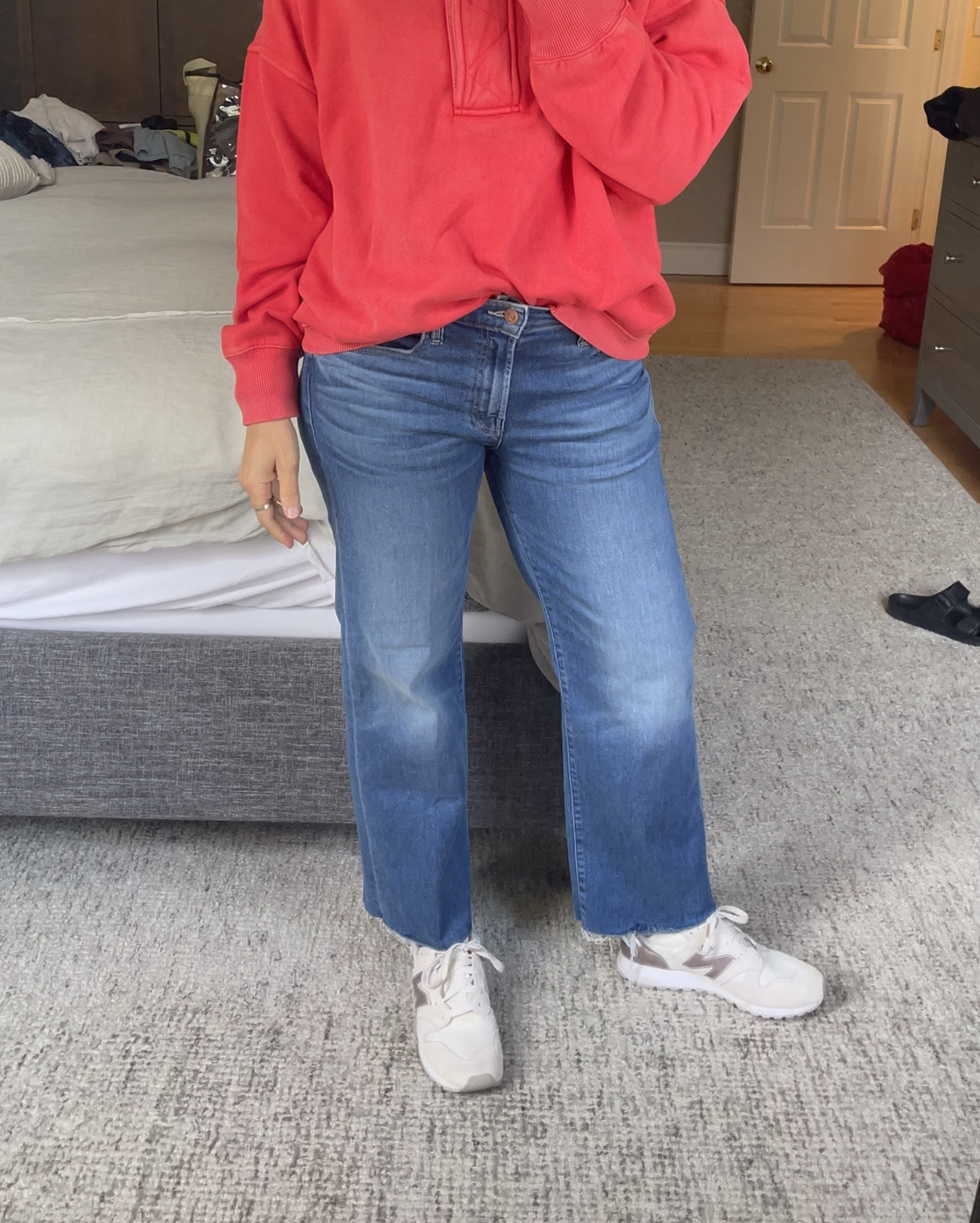 Heading out for some quick fall errands, opted for a bright, colorful and super soft sweatshirt from American Eagle and my favorite new balance sneaks!  

#LTKOver40 #LTKFallSale #LTKActive