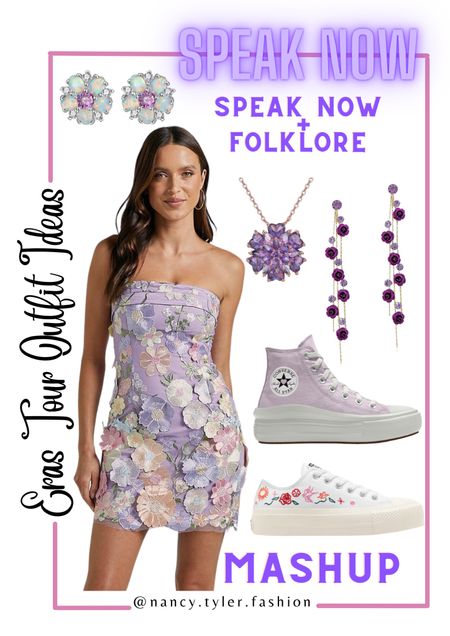 Speak Now + Folklore Outfit Mashup! The floral of folklore and the purple of Speak Now. See my saved collections for all of my Taylor Swift Eras Tour 2024 outfit ideas! 💜 I linked some other items to this post as well. 💟
#TaylorSwift #ErasTour #SpeakNowTaylorSwift  #FolkloreTaylorSwift #TaylorSwiftFolklore #TaylorSwiftSpeakNow Taylor Swift Eras Tour Ideas, Taylor Swift Speak Now Era, Taylor Swift Speak Now, Taylor Swift Movie, Taylor Swift Folklore, Taylor Swift Folklore Outfit Ideas, Taylor Swift Floral Dress, Folklore Taylor Swift, Taylor Swift outfits, Taylor Swift Eras Tour outfit ideas, Taylor Swift Eras Tour inspo, Taylor Swift inspo, Taylor Swift Eras Tour, Eras Tour Europe, Eras Tour Indy, Eras Tour Miami, Eras Tour New Orleans, Taylor Swift Eras outfits #SpeakNow #Folklore #SpeakNowEra #FolkloreEra lavender dresses, purple dresses, prom dresses, party dresses, floral dresses, festival dresses 

#LTKFindsUnder100 #LTKParties #LTKFestival