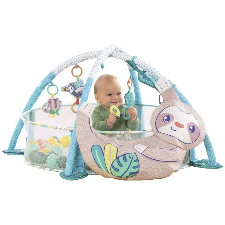 Infantino 4-in-1 Jumbo Baby Activity Gym & Ball Pit (Sloth) - Walmart.com | Walmart (US)