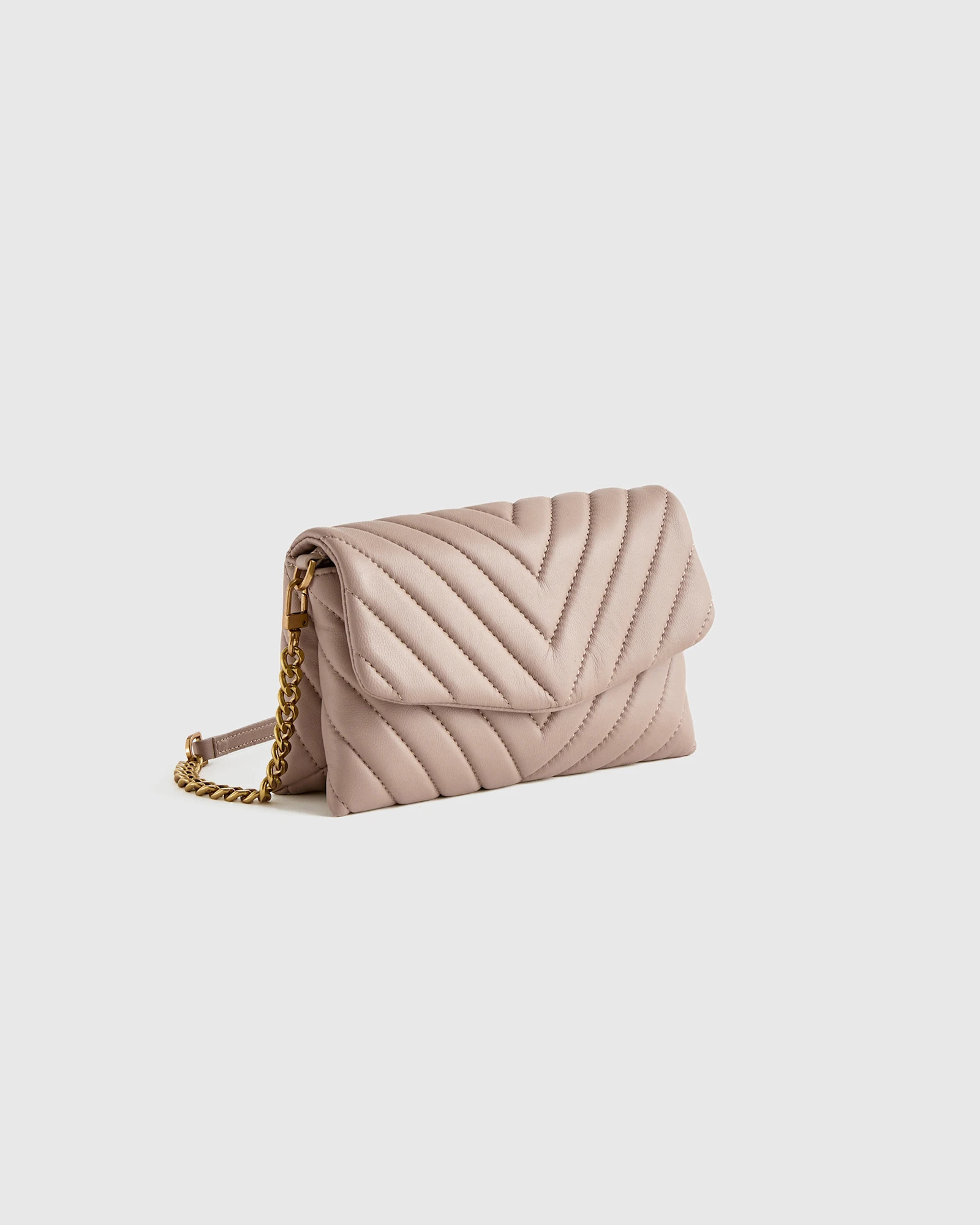 Italian Leather Quilted Wallet Crossbody | Quince