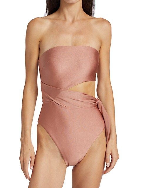Brighton Cutout Wrap One-Piece Swimsuit | Saks Fifth Avenue