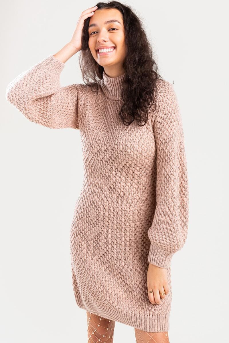 Evah Turtle Neck Sweater Mini Dress | Francesca’s Collections