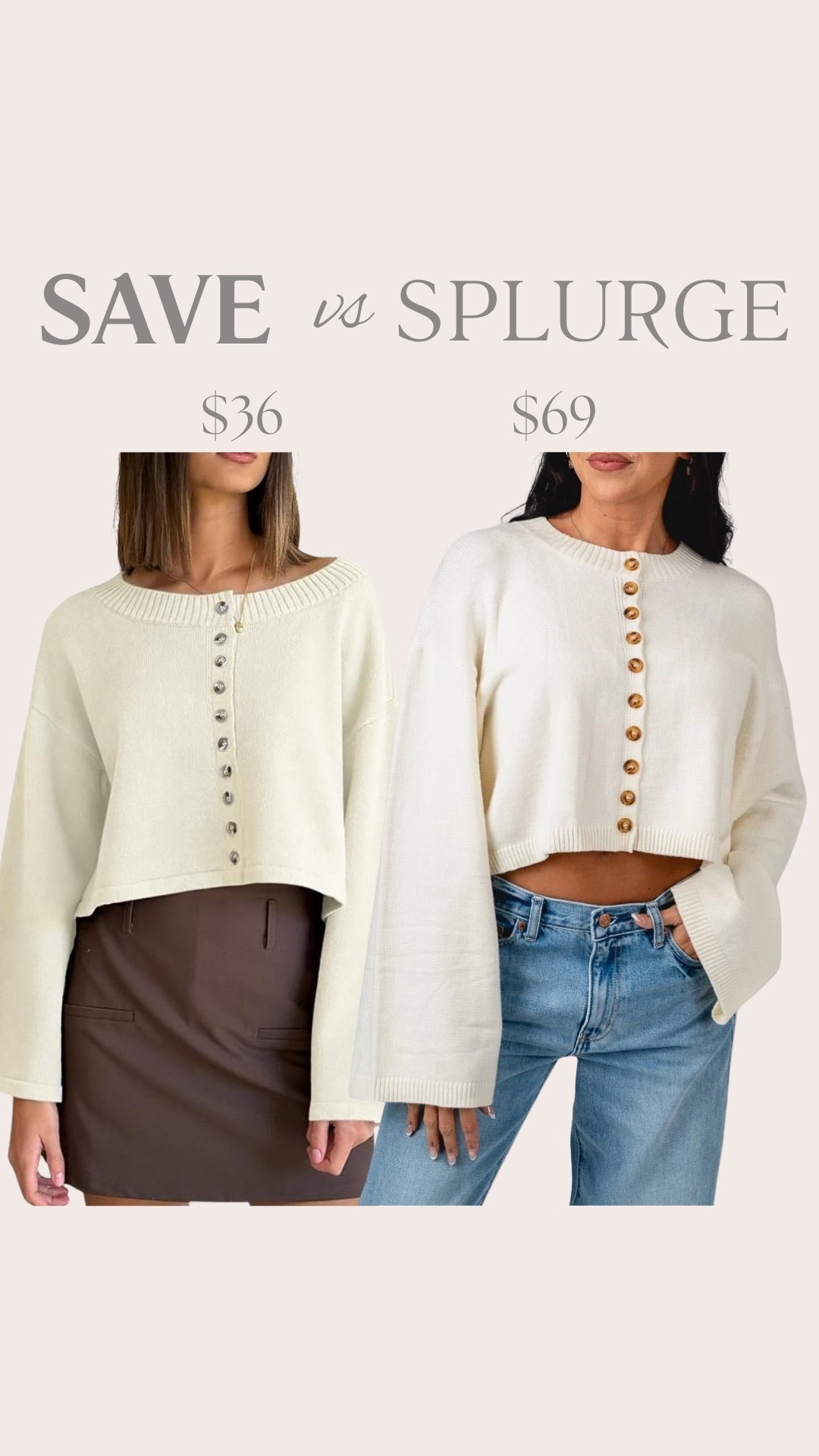Save vs splurge

#LTKmomlife #LTKootd #LTKdayinmylife