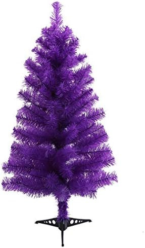 HunJay 3ft / 90cm Eco-Friendly Artificial Christmas Pine Tree Party Decoration (Purple) | Amazon (CA)