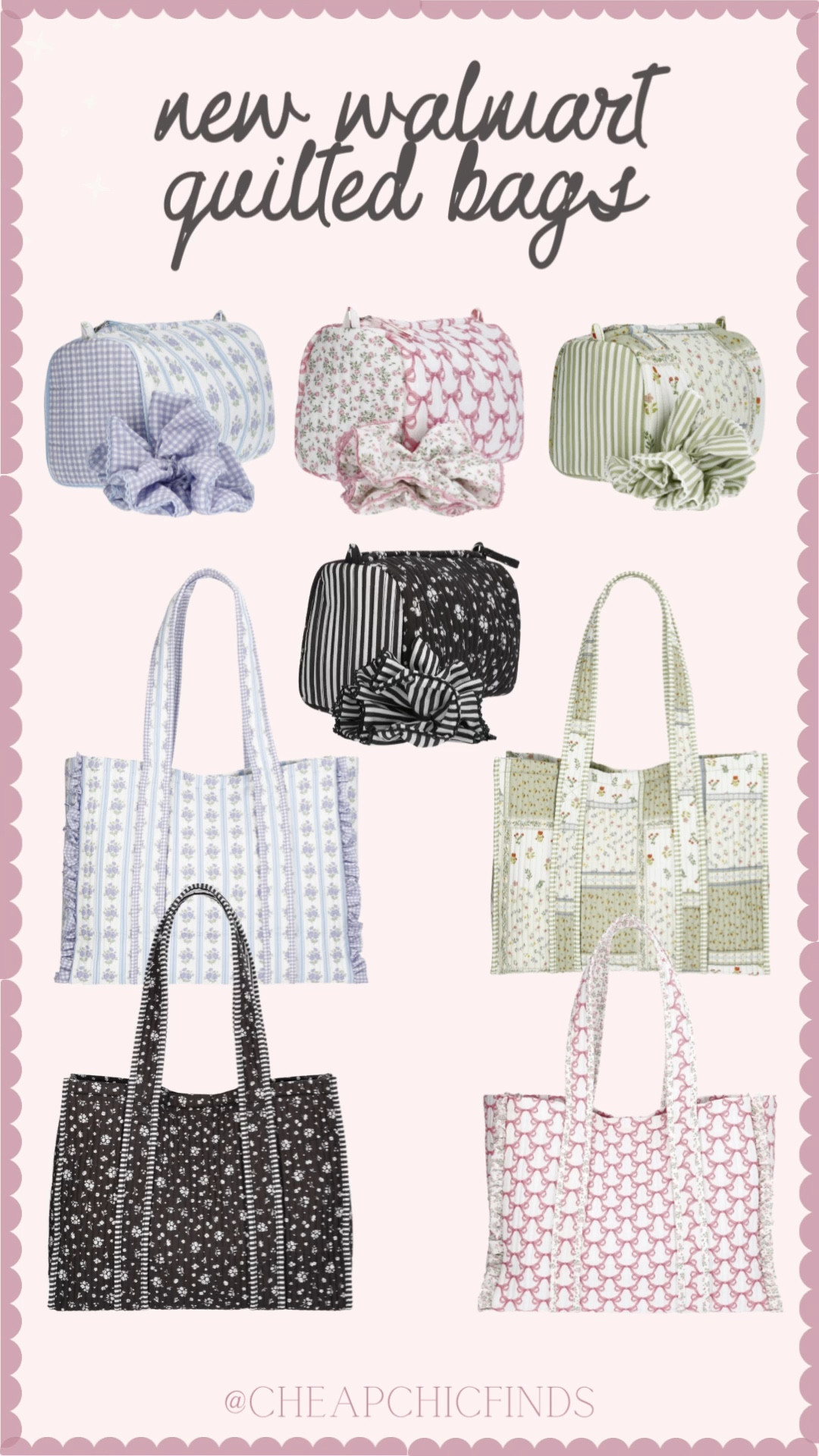 New walmart floral quilted makeup bags and walmart floral quilted tote bags!!! 

#LTKmomlife #LTKBeauty