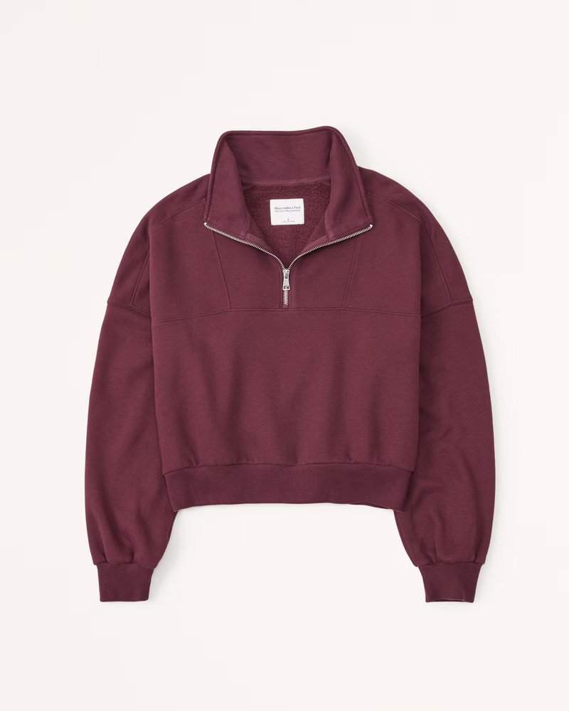 Women's Mini Sunday Half-Zip | Women's Matching Sets | Abercrombie.com | Abercrombie & Fitch (US)