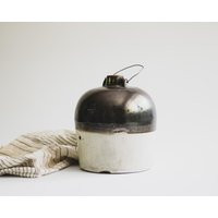 Antique Stoneware Crock Bottle With Metal Handle, Modern Farmhouse Pottery, Rustic Ceramic Jug | Etsy (US)