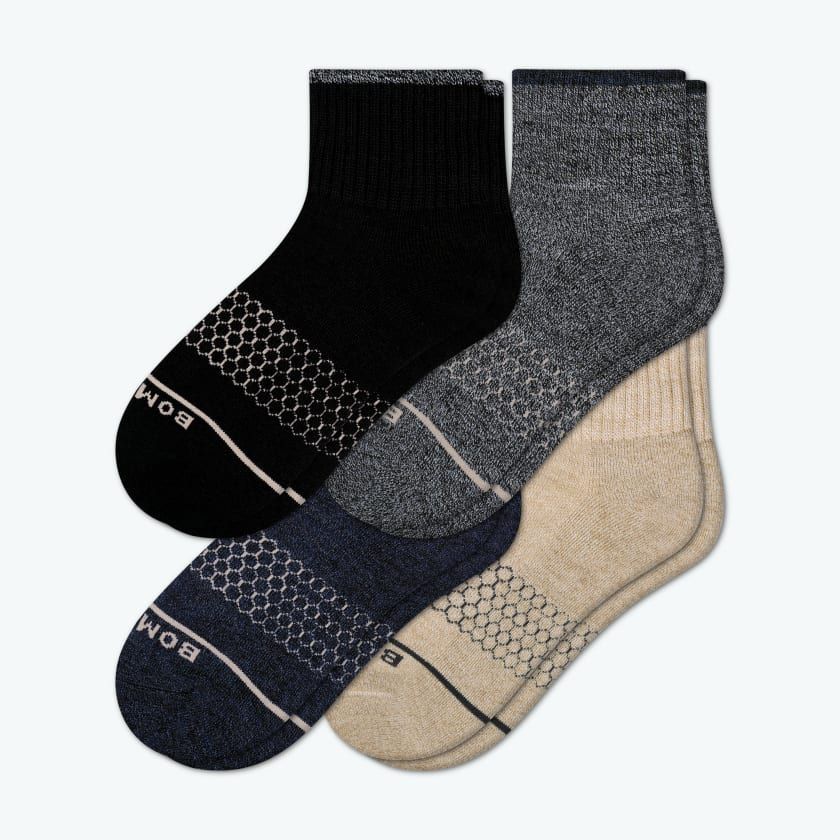 Men's Merino Wool Quarter Sock 4-Pack | Bombas Socks
