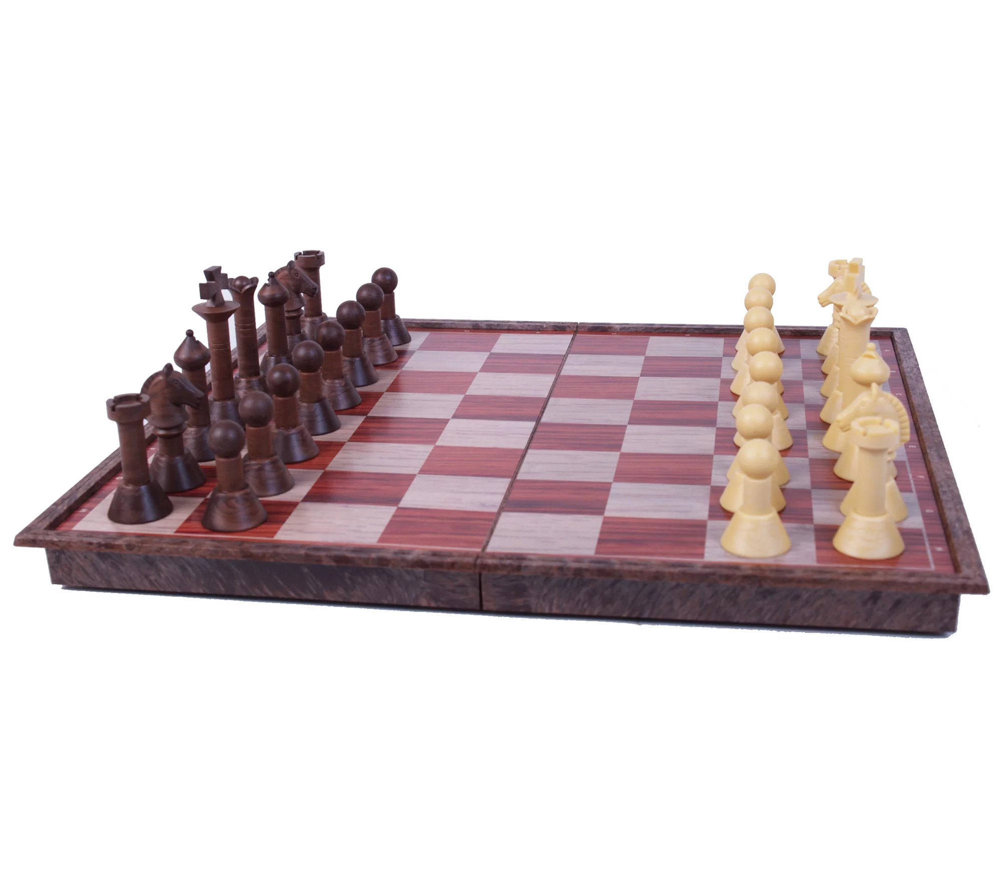 John N. Hansen Co. Wood Magnetic Chess Set | QVC