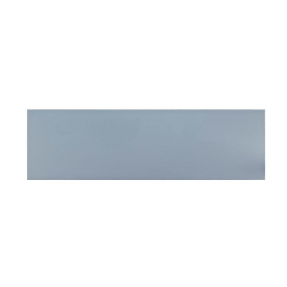 Slate Blue 6 in. x 20 in. Matte Ceramic Wall Tile (10.76 sq. ft. / case) | The Home Depot