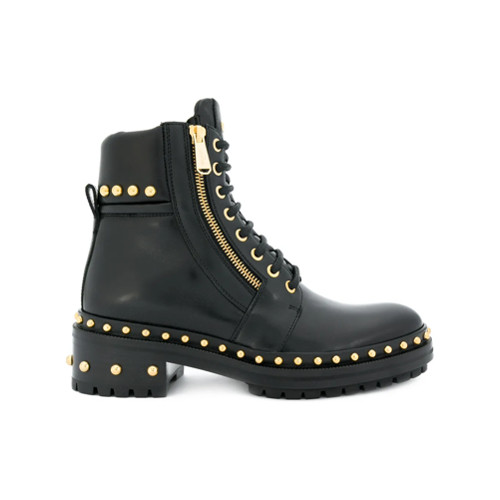 Balmain Bota 'Army Ranger' com tachas - Preto | FarFetch BR