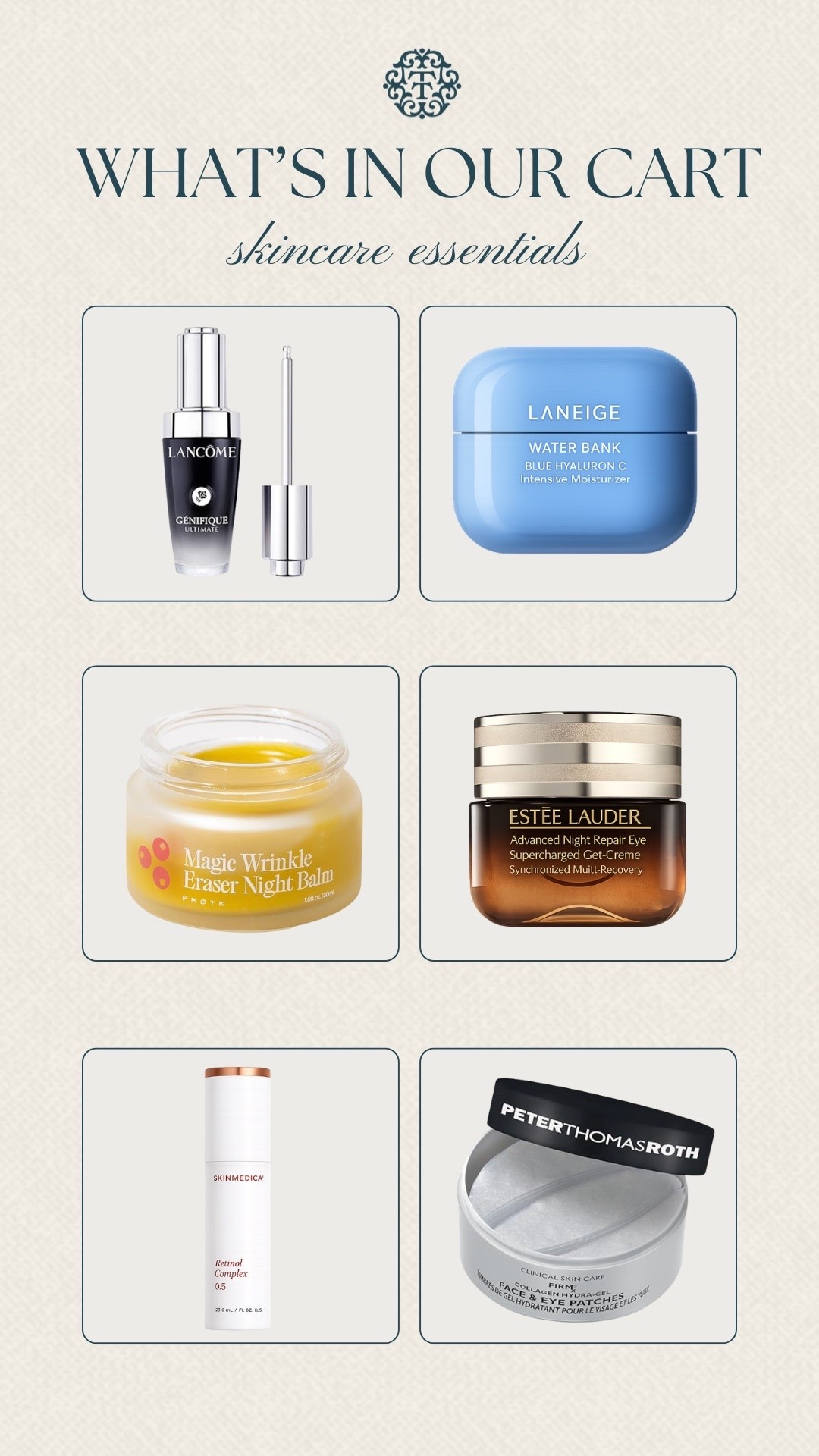 Our Amazon cart is currently full of skincare essentials we’ve had our eye on. From moisturizers and eye patches to serums, retinol, and overnight treatments, these are the products making the list right now. A skincare restock may be happening soon.

#LTKSeasonal #LTKOver40 #LTKBeauty
