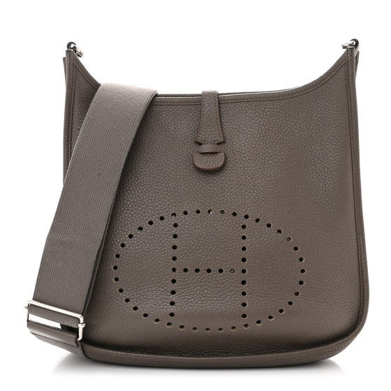 Taurillon Clemence Evelyne III PM Etain | FASHIONPHILE (US)