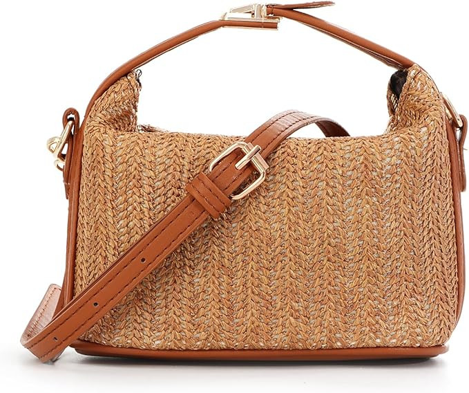 GOKTOW Straw Woven Crossbody Bag Purse for Women,Small Raffia Tote Tote Handbags Clutch for Summe... | Amazon (US)