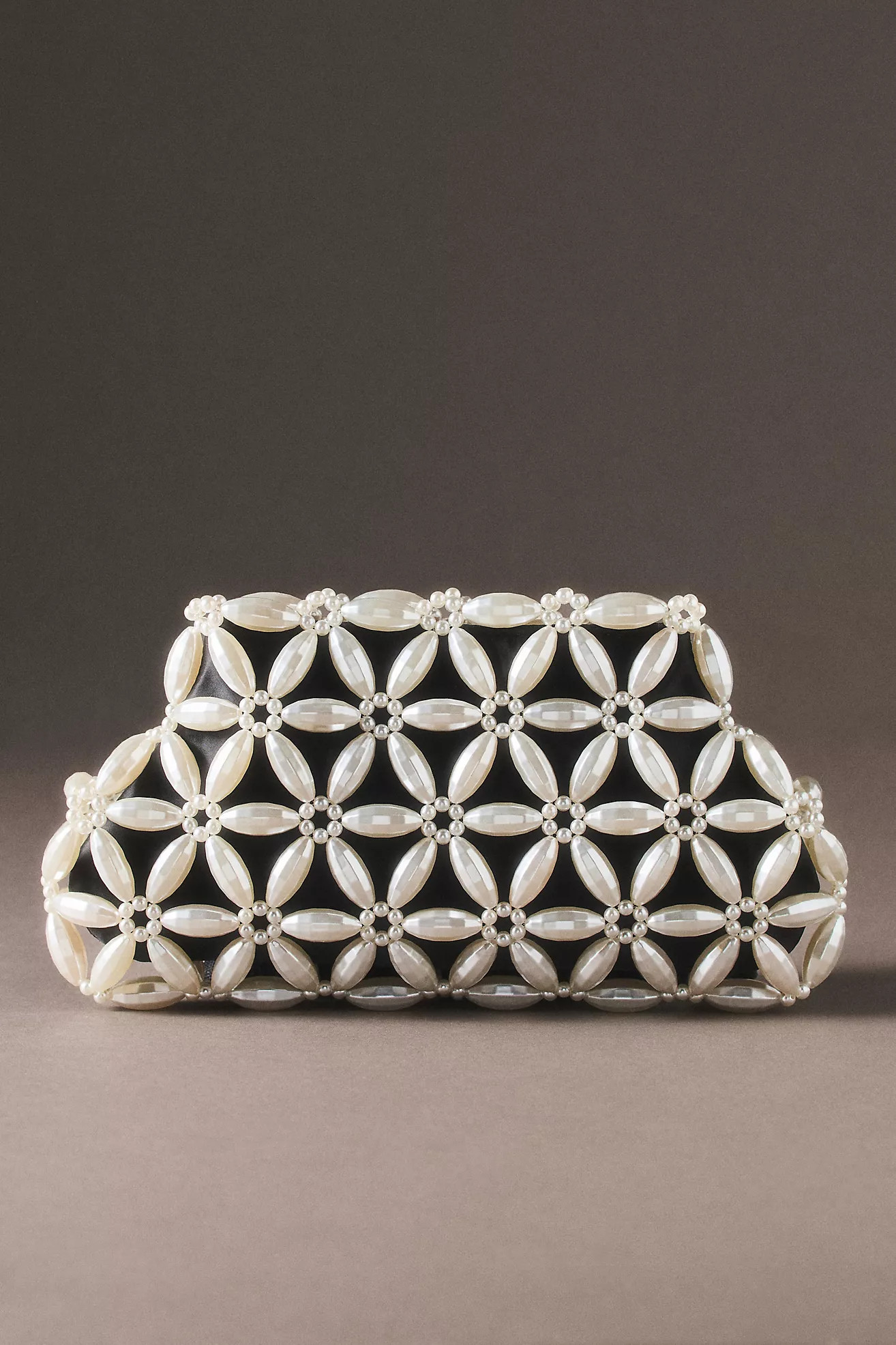 Dolce Vita Marlow Satin Pearl Clutch | Anthropologie (US)