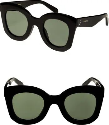 CELINE Special Fit 49mm Cat Eye Sunglasses | Nordstrom | Nordstrom