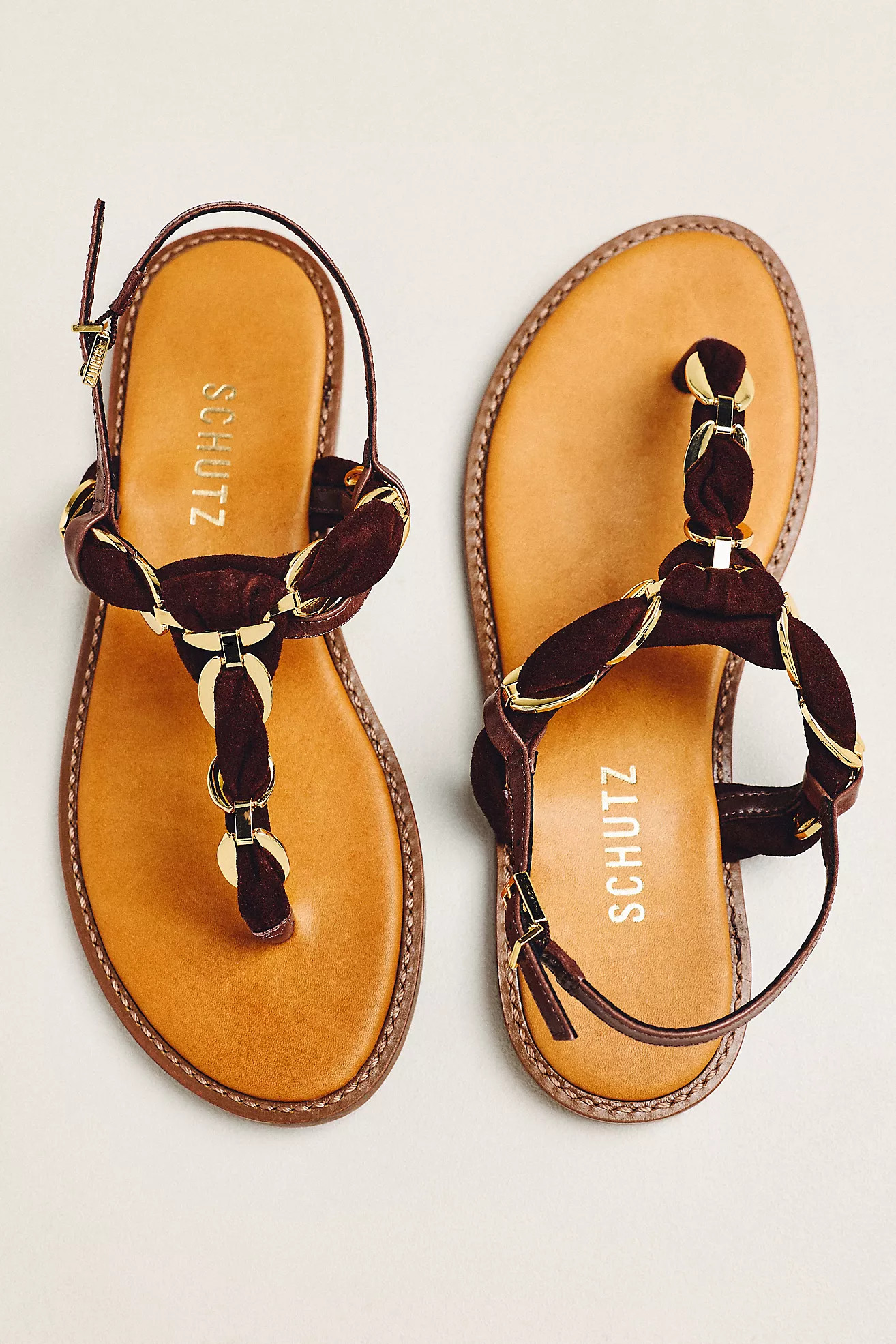 Schutz Camellia Thong Slingback Sandals | Anthropologie (US)