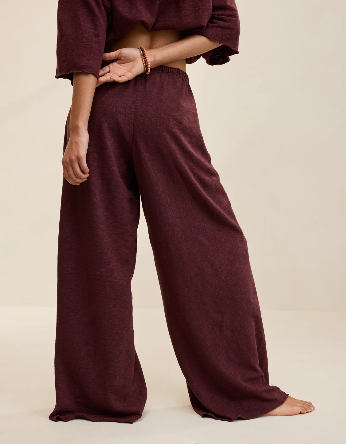 Aerie It's Casual Knit Slub Trouser | Aerie