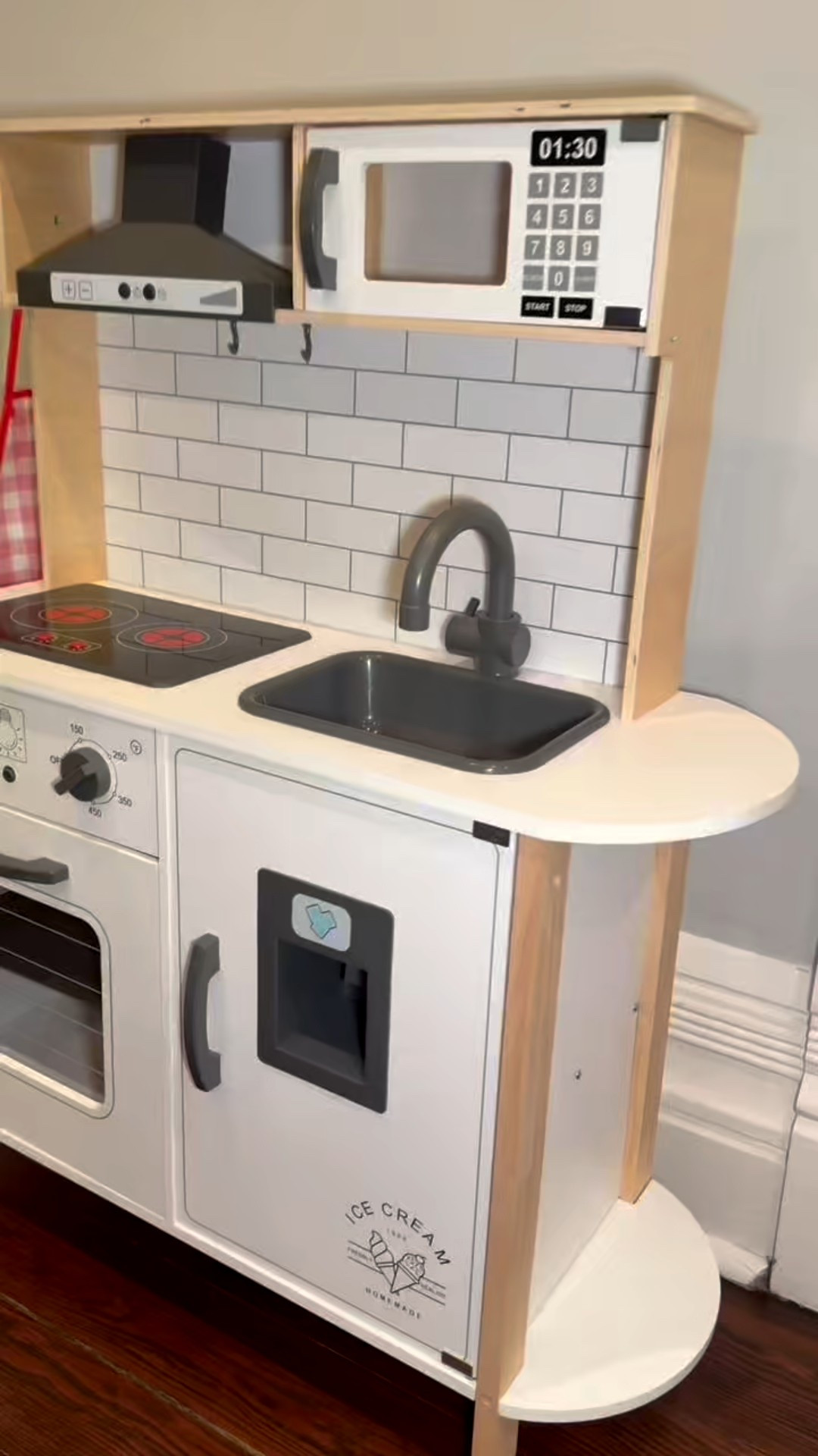 Not all play kitchens are made the same — this wooden one is sturdy, cute, and toddler approved 👏🥣 

#LTKKids #LTKmomlife #LTKGiftGuide