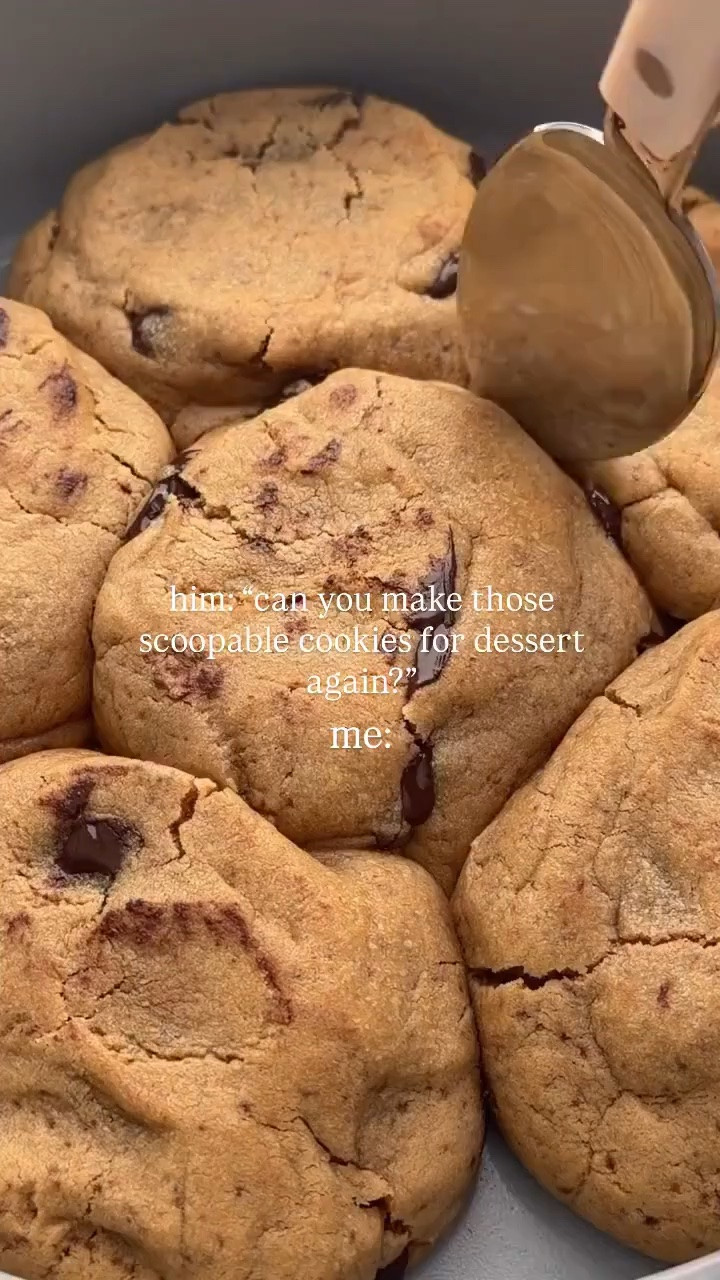 if you haven’t made the viral scoopable cookie pie yet, the wyd…??? my version of this is stuffed with peanut butter cups but you can easily swap it for more chocolate, peanut butter, or nutella!

Full recipe on wholesomelymorgan.com!

#LTKfoodie #LTKHome #LTKmomlife