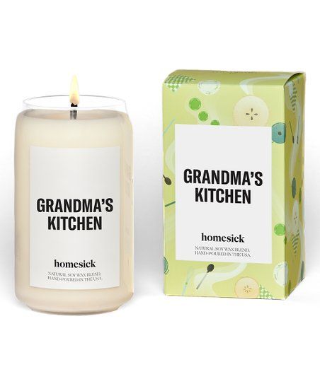 White 'Grandma's Kitchen' 2020 Candle | Zulily