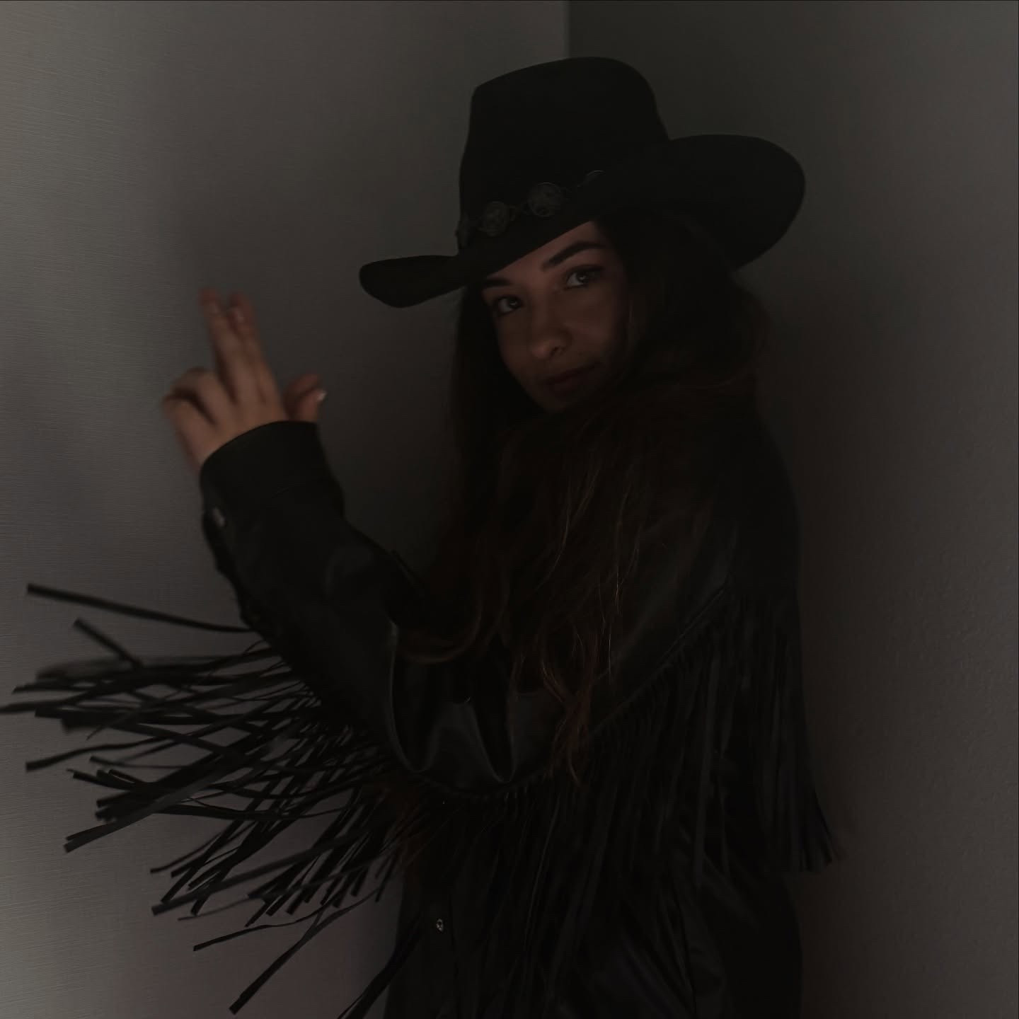 Leather Cowgirl Aesthetic!!🖤🖤 