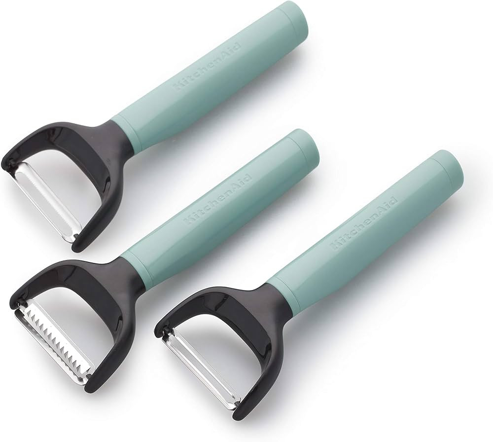 KitchenAid Universal 3-Piece Peeler Set, Aqua | Amazon (US)