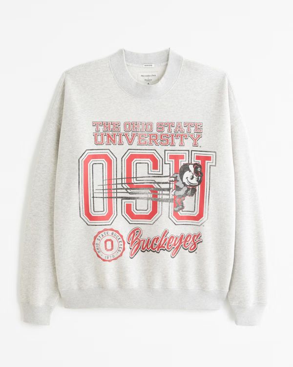 The Ohio State University Graphic Crew Sweatshirt | Abercrombie & Fitch (US)