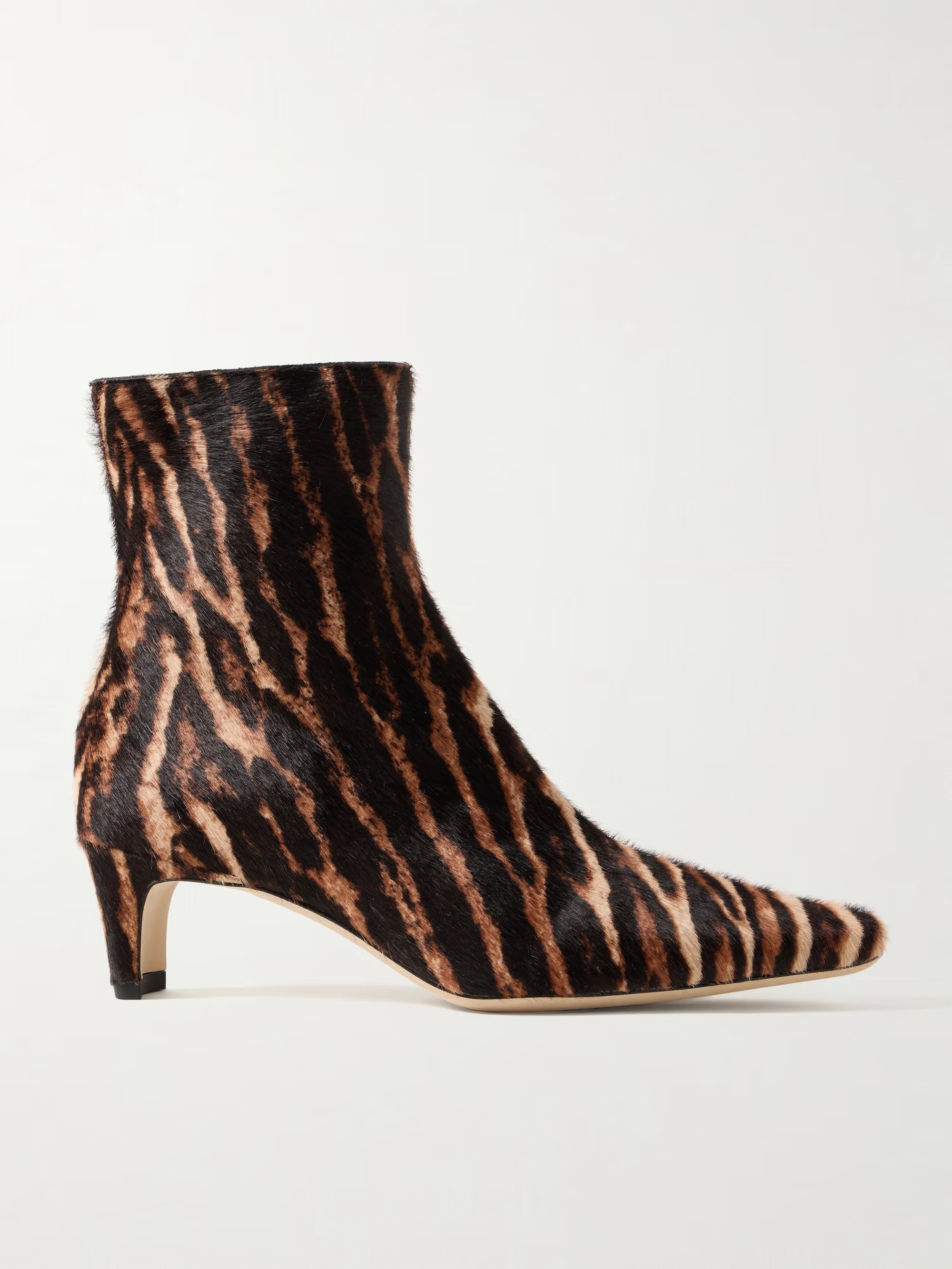 Wally leopard-print calf hair ankle boots | NET-A-PORTER (US)