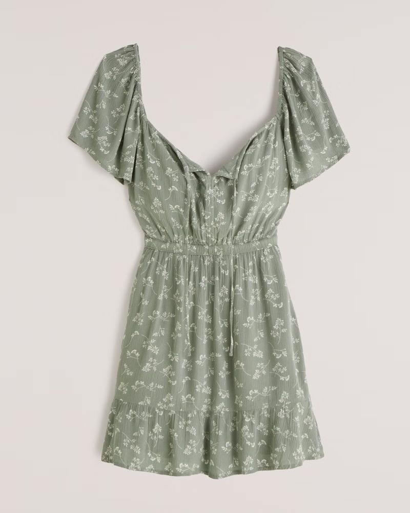 Easy Waist Mini Dress | Abercrombie & Fitch (US)