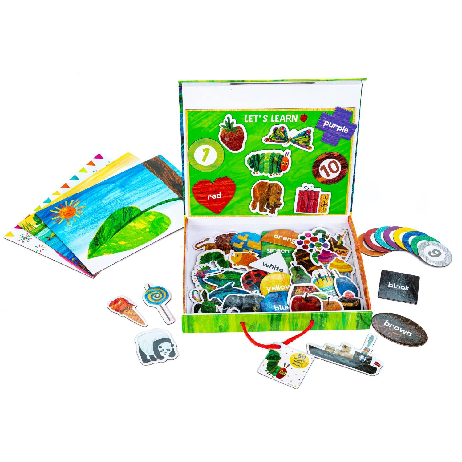 KIDS PREFERRED World of Eric Carle The Very Hungry Caterpillar Montessori Wooden Magnetic Set wit... | Amazon (US)