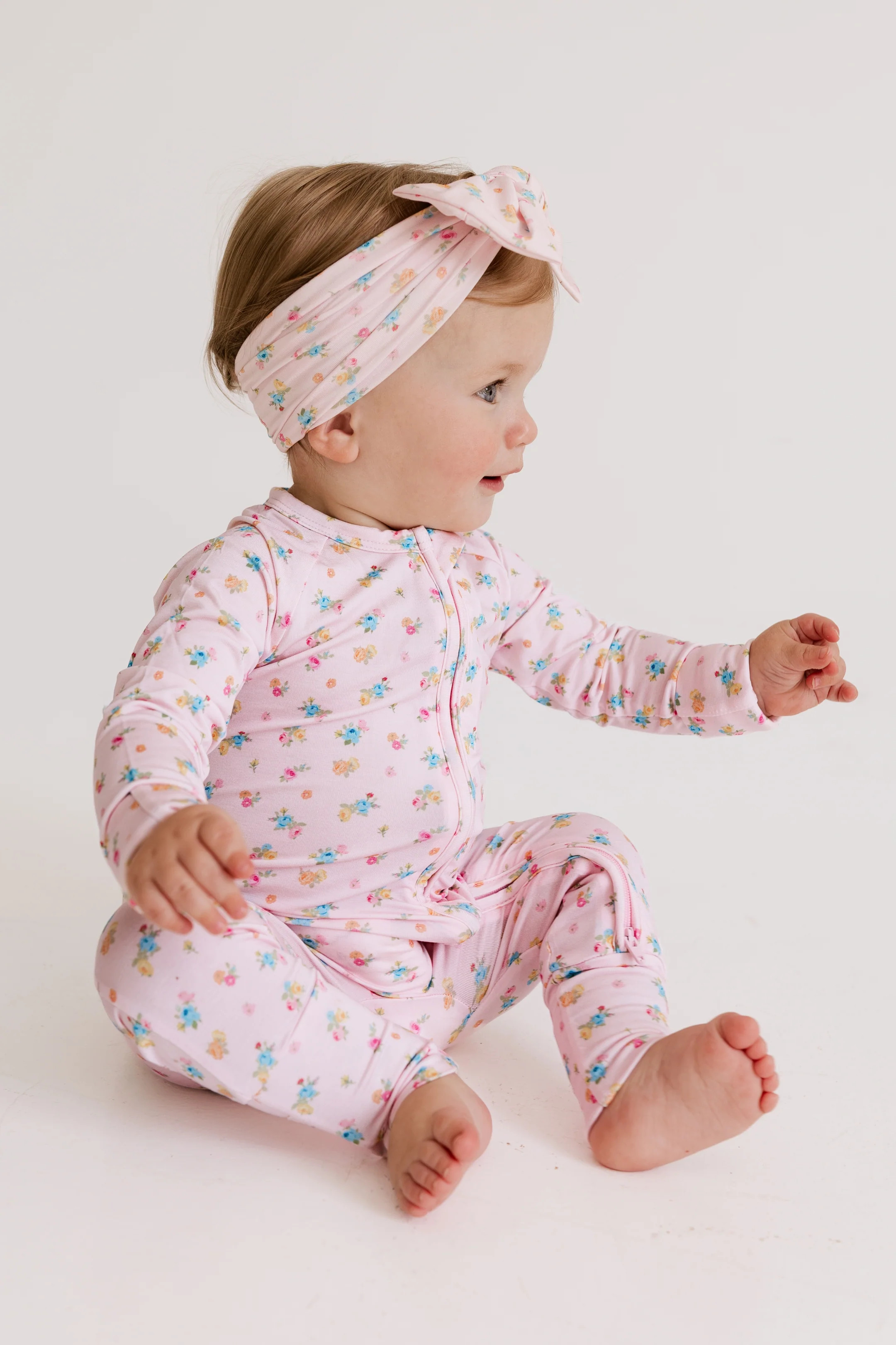 Poppy Pink Zipper Romper | In My Jammers