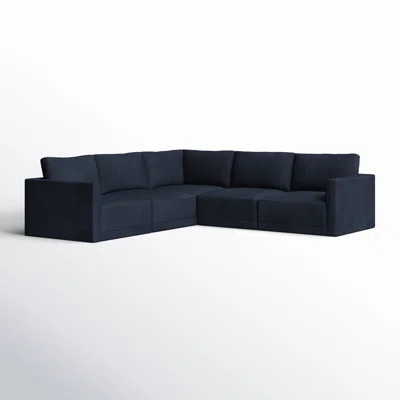 Deirdre 5 - Piece Modular Velvet Reversible Sectional | Wayfair North America
