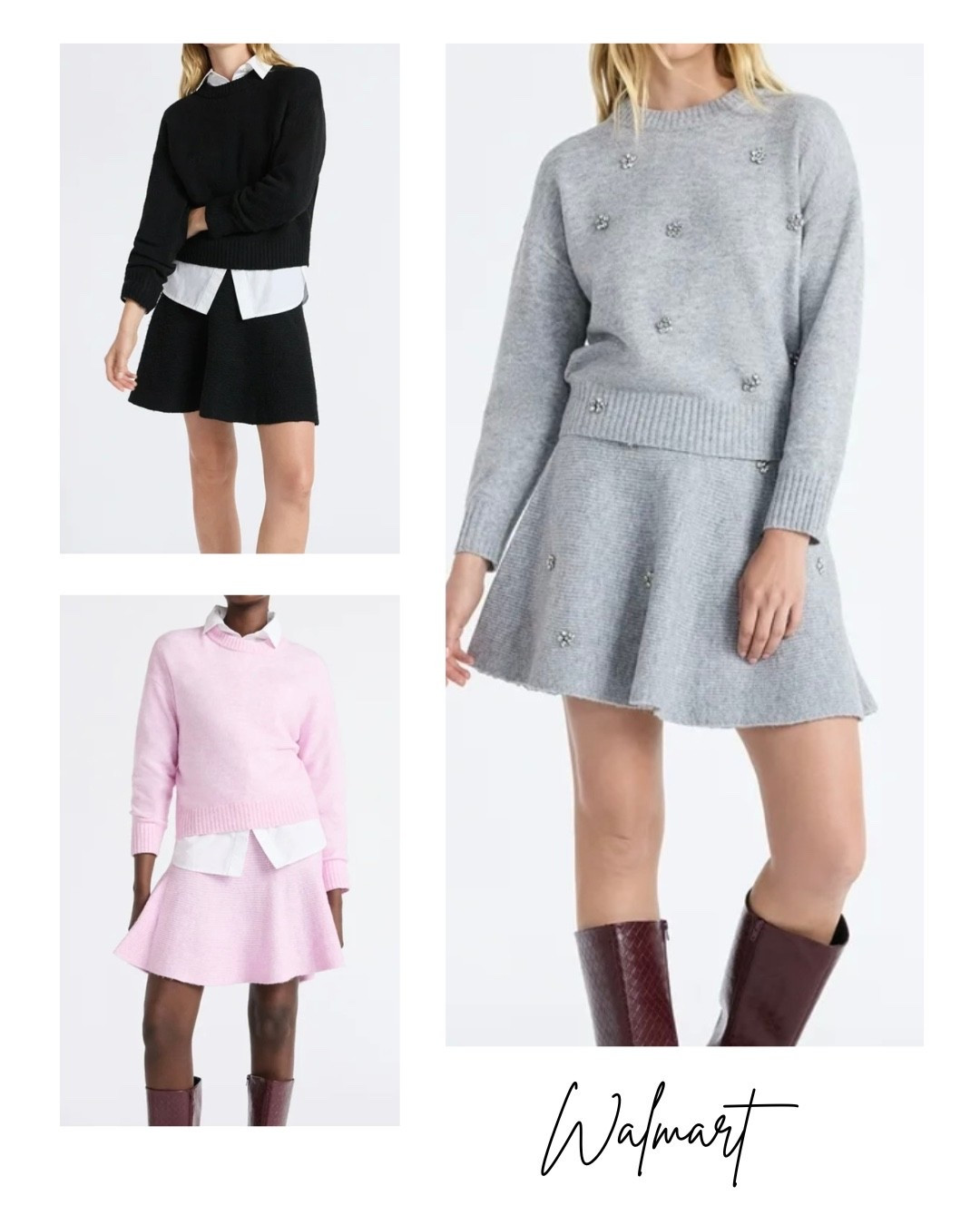 Walmart Fashion

Free Assembly Women's and Women’s Plus  Mini Sweater Skirt

Free Assembly Women's Mock Neck Sweater 

#LTKHoliday #LTKFindsUnder50 #LTKStyleTip