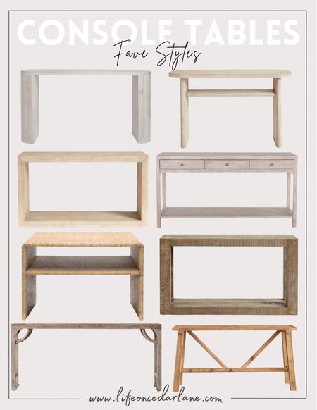 Console Tables- fave styles! So many pretty finds & such a great statement piece for your living room, behind your sofa or entry way space!

#livingroomrefresh #homedecor #furniture #designinspo

#LTKhome #LTKsalealert
