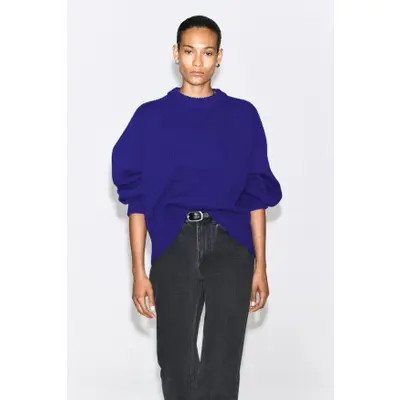 Rounded Wool Crew-Neck Sweater | Nordstrom