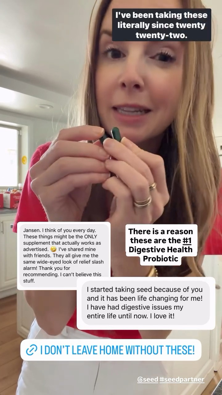 @seed #seedpartner
I’ve been taking Seed probiotics almost daily since 2022! I take two a day and they are phenomenal - they are a prebiotic and probiotic in one. Perfect if you deal with gas, bloating, and/or digestive issues.
