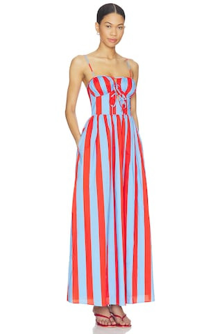 Line & Dot Primo Dress in Blue Multi from Revolve.com | Revolve Clothing (Global)