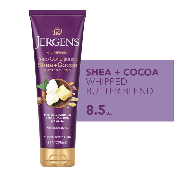 Jergens Shea + Cocoa Butter Body Lotion for Dry Skin, Deep Conditioning Moisturizer, with Vitamin... | Walmart (US)