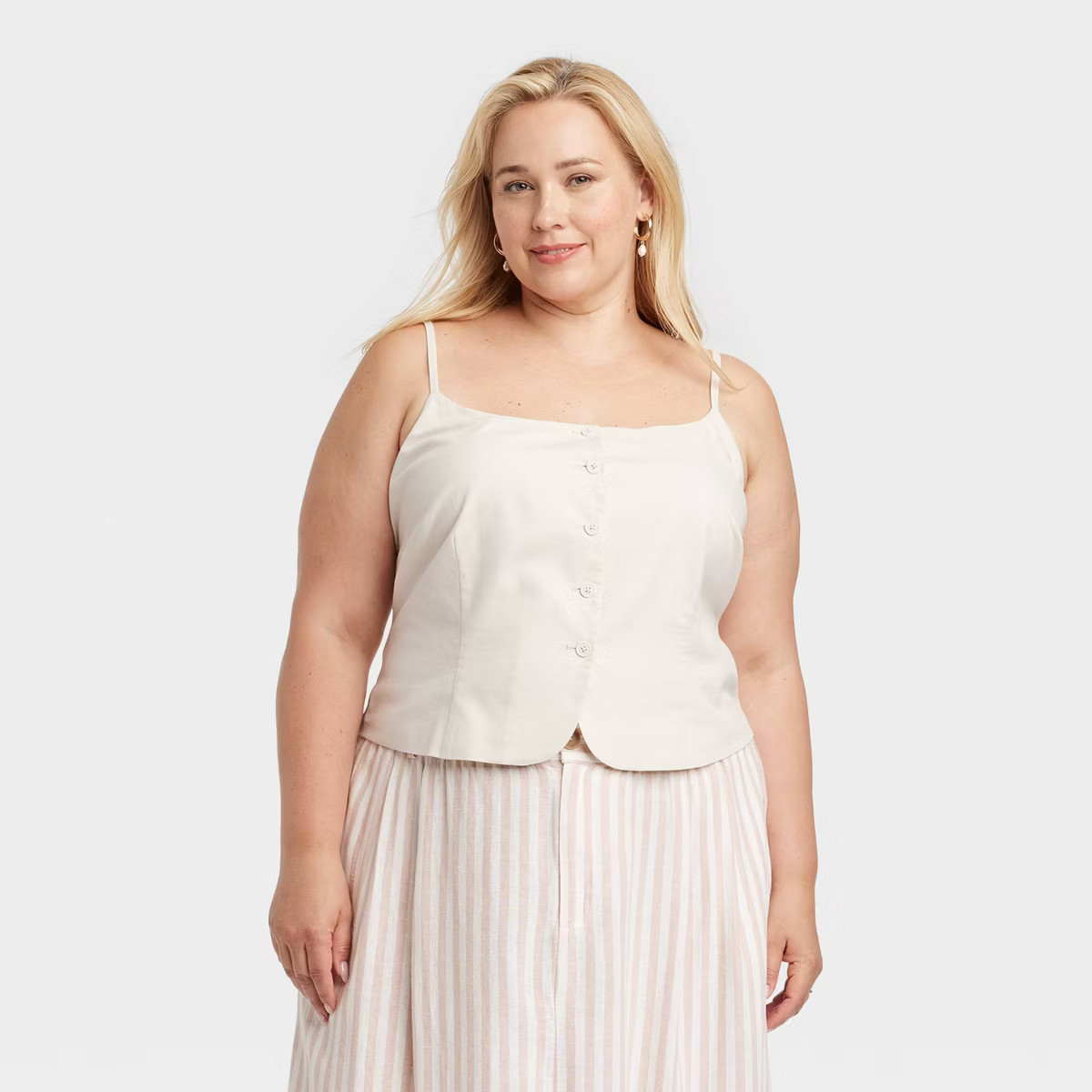 Women's Square Neck Cami Vest - A New Day™ | Target