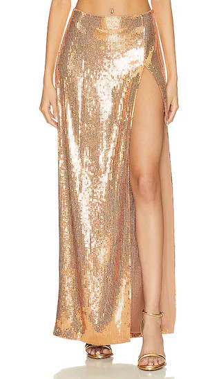 Savannah Skirt in Nude | Revolve Clothing (Global)