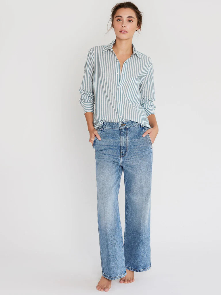 Shop Mille - Sofia Top in Calais Stripe | Mille