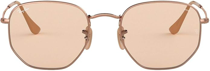 Ray-Ban Rb3548n Evolve Photochromic Flat Lens Hexagonal Sunglasses | Amazon (US)